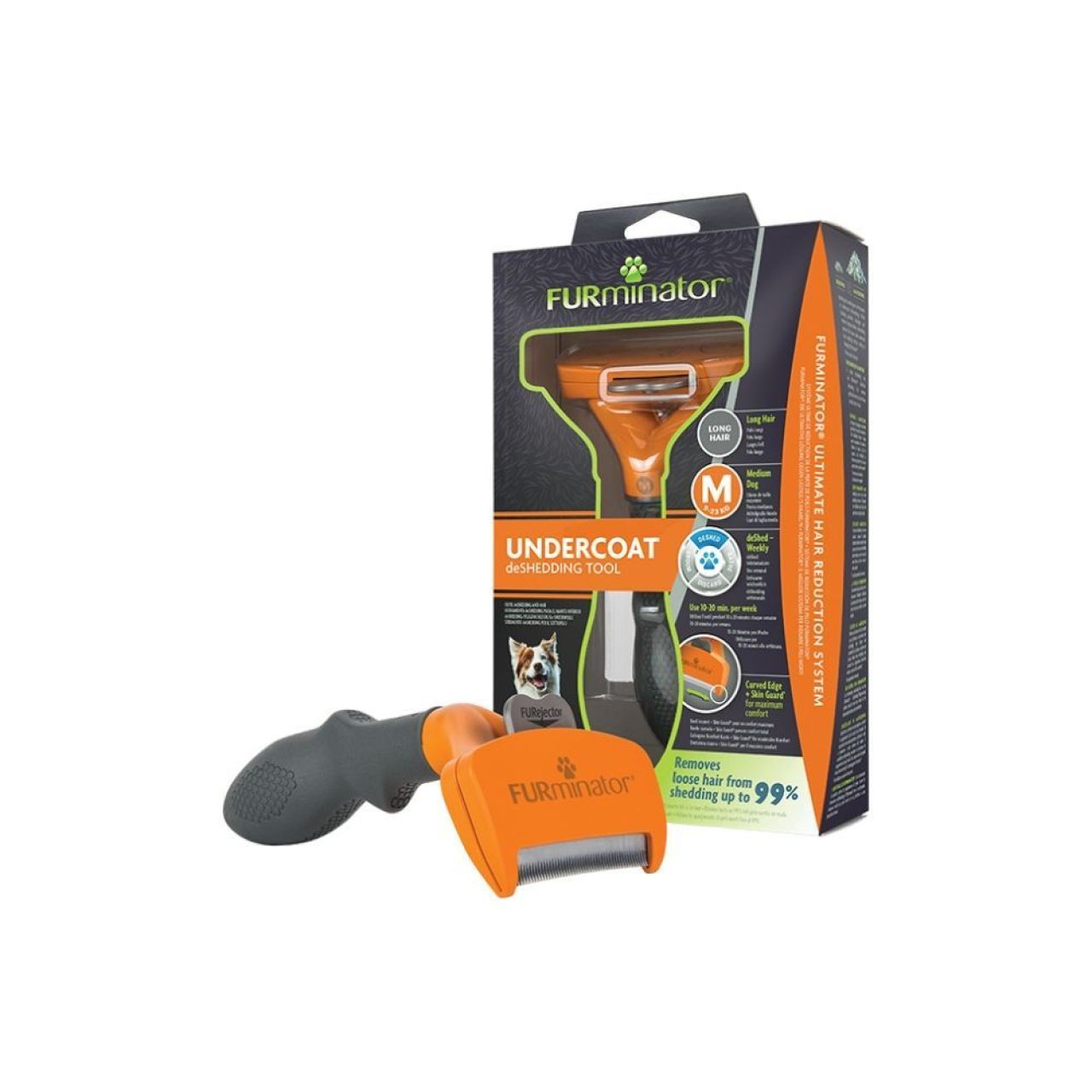 Furminator za dugodlake pse M