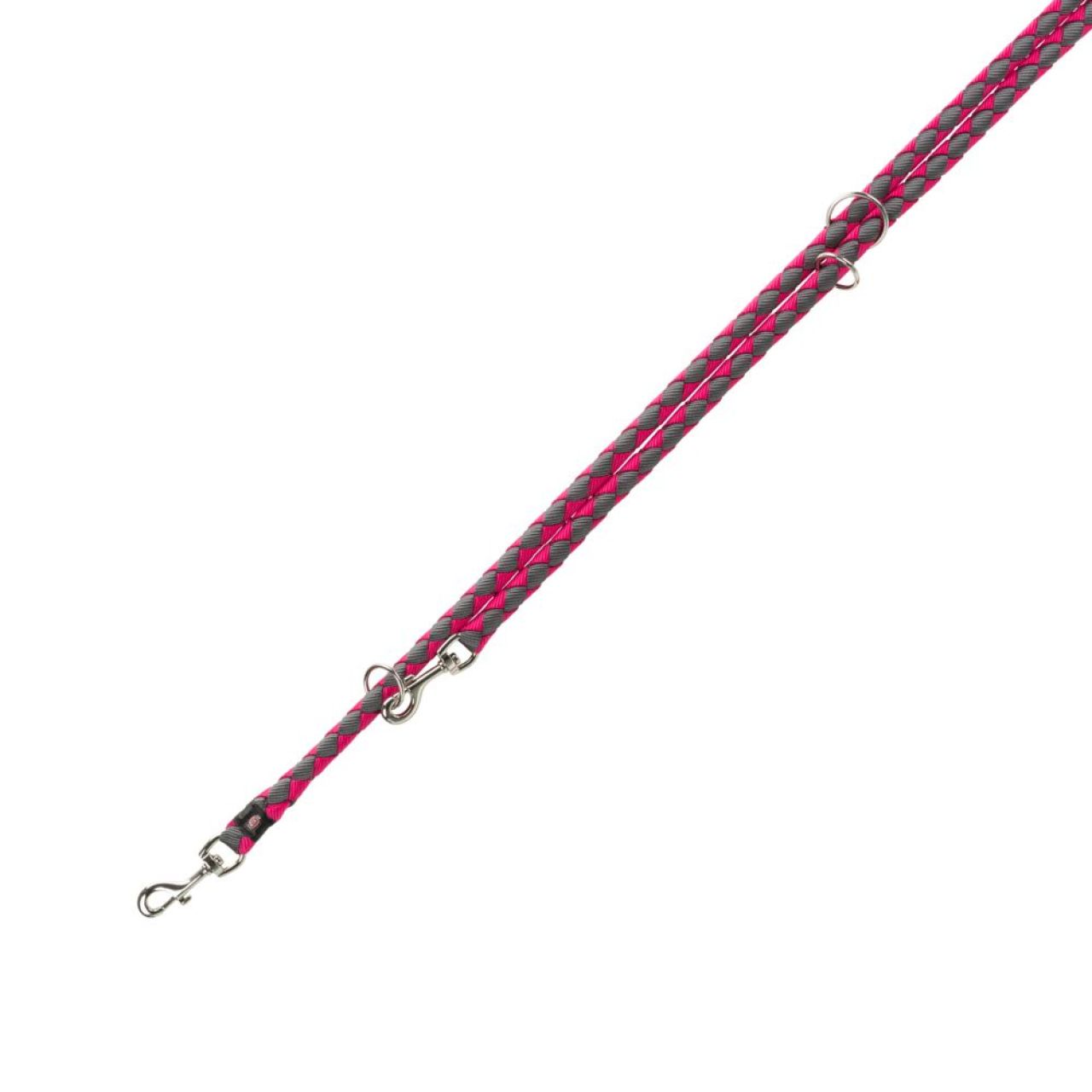 Trixie vodilica za pse podesiva Cavo tamnoružičasto-siva S-M / L-XL