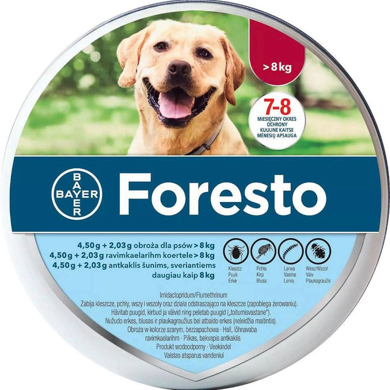 Foresto ogrlica za pse, 70cm