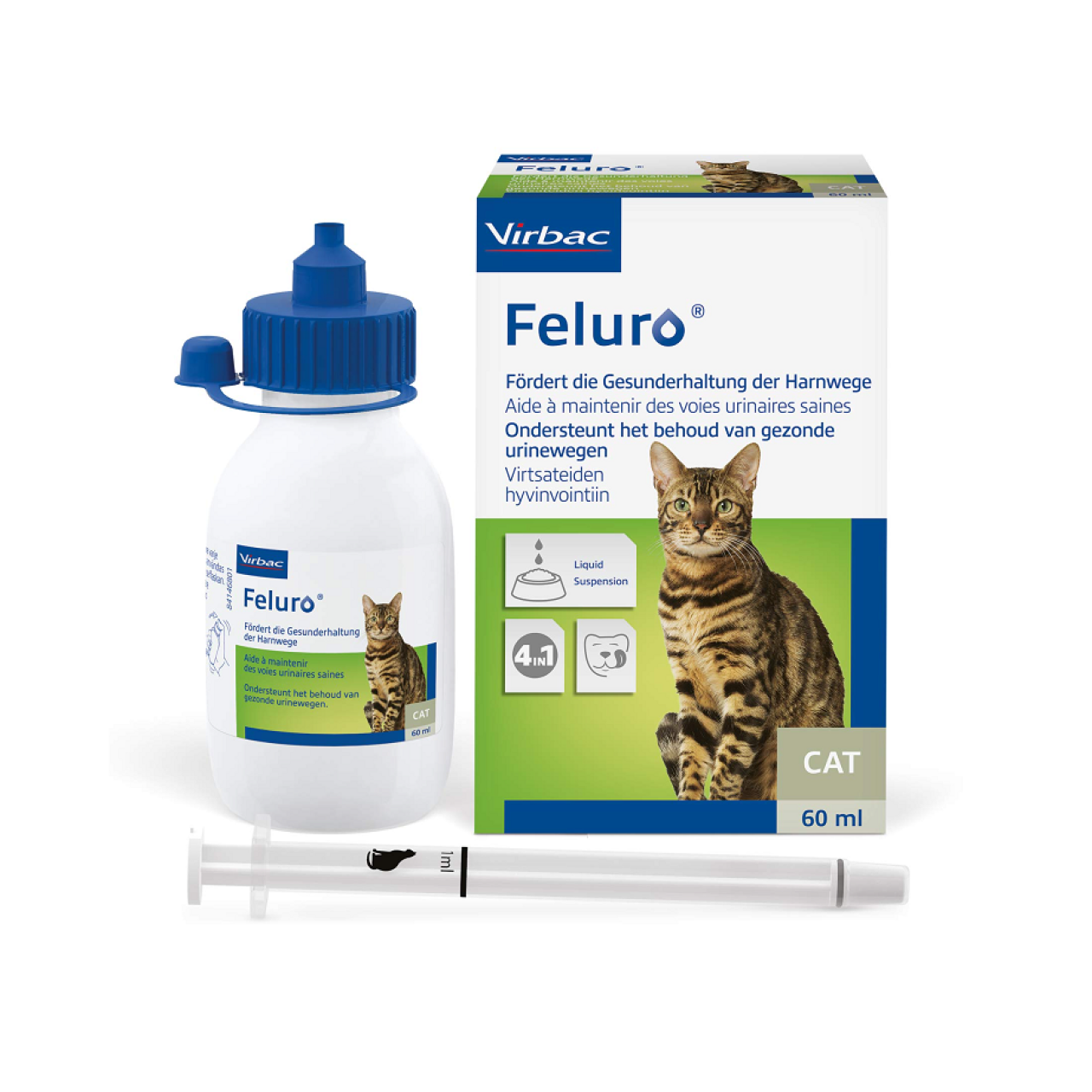 Virbac FELURO 60ml - za cistitis i smirivanje mačaka