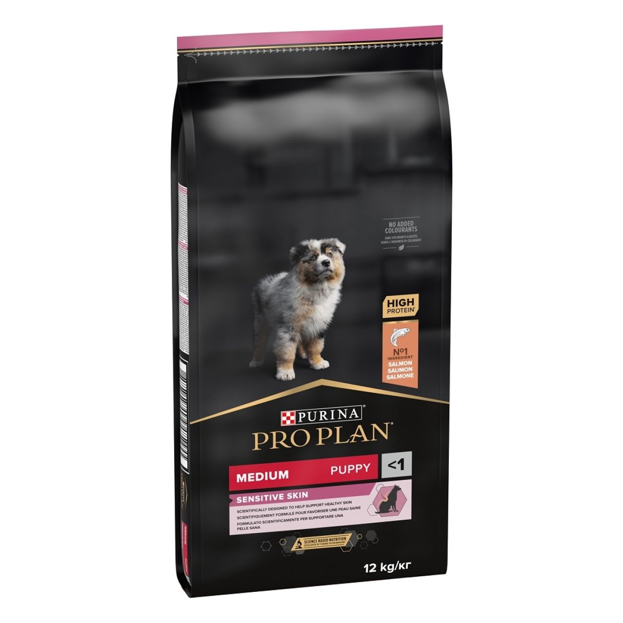PRO PLAN Medium puppy sensitive skin - losos