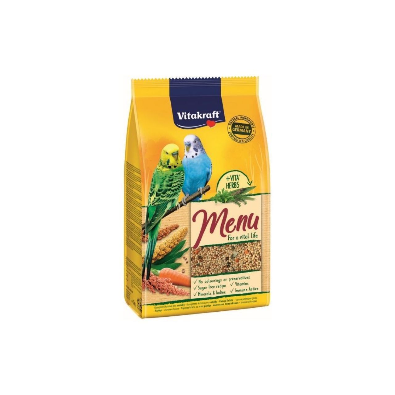 Vitakraft hrana Menu za male papige – Perle s medom 500g