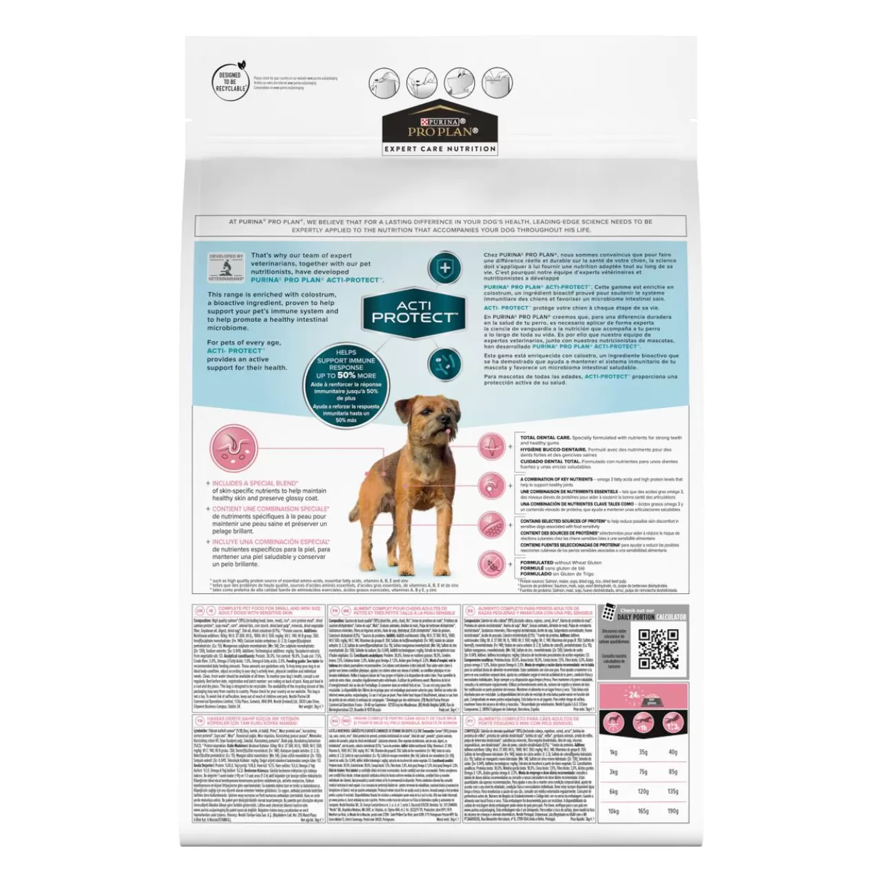 PRO PLAN Expert Care Nutrition - Canine Adult Small & Mini Derma Care - Losos 3kg
