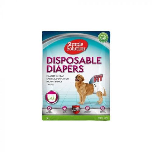 Simple Solution pelene za pse Disposable Diapers, gaćice L/XL