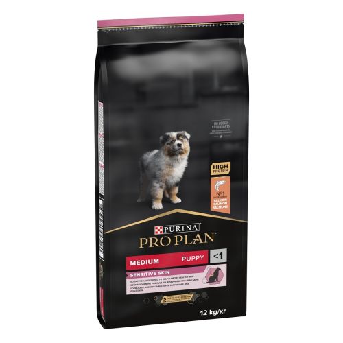PRO PLAN Medium puppy sensitive skin - losos