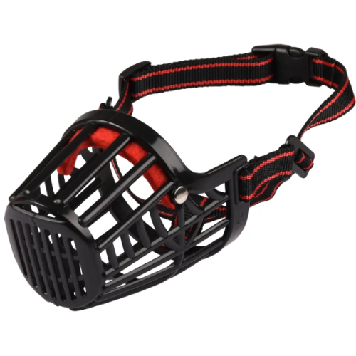 Flamingo SILAS BLACK Brnjica za psa M